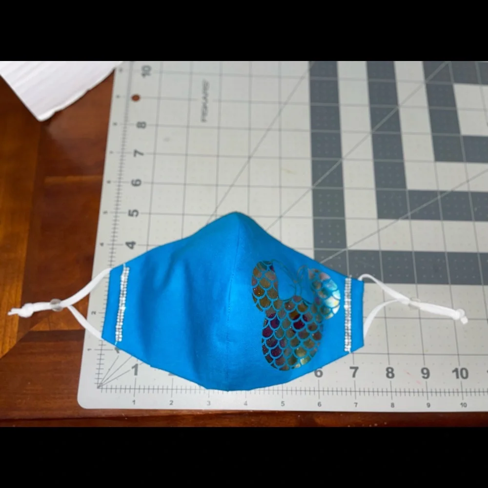 Disney Mickey mouse mermaid face mask